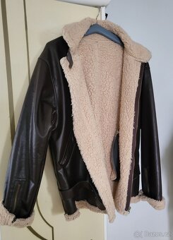 PILOTKA kožená zimní bunda vl. XL unisex - 2