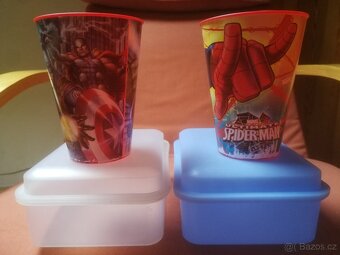svačinový set krabička a kelímek Marwel - 2