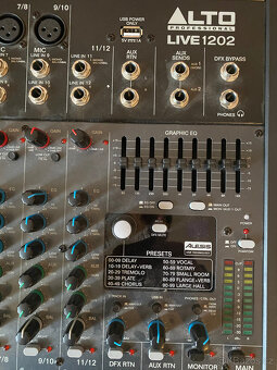 Mixážní pult Alto Live 1202 - 2