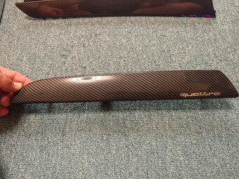 Audi A4/A5 B8 carbon interiérové lišty(hydrografika) - 2