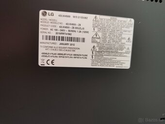 3D Televize LG 42LW4500 - bez brýlí - 2