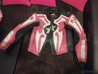 Kožená moto kombinéza - 2