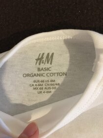 Bodyčko H&M, nové, velikost 68 - 2
