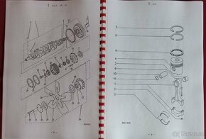 Katalog ND Liaz 151. 261 - 150.261 a převod. Praga 10P80.36 - 2