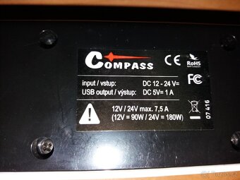 Nabíječka 12/24V, 3x CL, 1x USB - 2