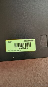 Počítač HP 6005 - 2