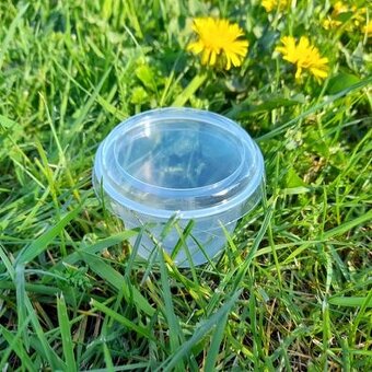 Plastový kelímek - PP transp.,čistý objem 100ml,průměr 75mm - 2
