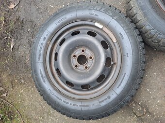 2x zimní kola 5x100 Škoda Octavia 195/65 R15 - 2