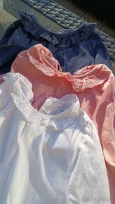 3tl trička s krajkou F&F, vel 18-24mes - 2