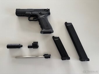 APS Black Hornet CO2 GBB Airsoft + combat belt - 2