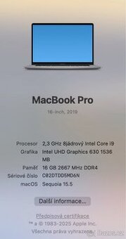 Apple MacBook Pro 16" Late-2019 (A2141) - 2