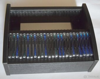 Minidisc MD minidisk box dřevěný HAMA na 48 MD + 24x MD - 2