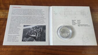 Stříbrná mince Na kolech - Vlaková souprava Slovenská strela - 2