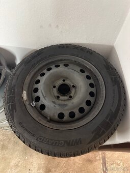 Alu kola 5x110 r16 + zimní pneu NEXEN 195/65/15 - 2