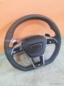 AUDI VOLANT - SPORTOVY S LOGOM S + AIRBAG + PADLA - 2