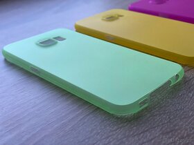 Zadní kryt Samsung S6 Galaxy - žlutý - zelený - fialový - 2
