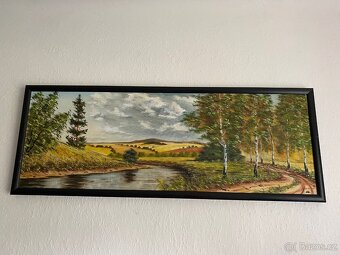 Ručně malovaný obraz krajiny - 2