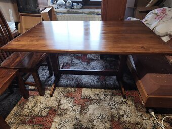 Starožitný stůl a židle - 2