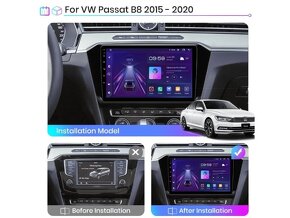 Android autorádio s navi pro VW PASSAT B8 (2015-2020) - 2