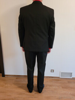 PÁNSKÝ OBLEK - vel. 52/176, barva ANTRACIT - 2