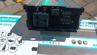 Měnič 12V - 230V , 5000W - NOVÝ - 2