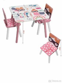 Dětský stůl se židlemi - 2