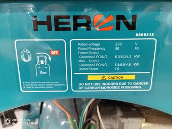 Prodám elektro centrálu 5,5kW na benzín/LPG/GNG - 2
