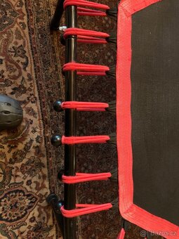 Trampolína 120 cm s madlem v dobrém stavu + náhradní táhla - 2