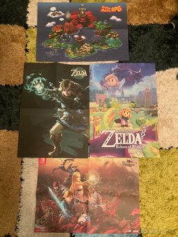 Nintendo Switch merch sbírka + plakáty - 2