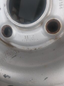 Plechový disk 4 1/2Jx13H2 ET 38. - 2