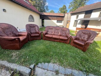 Kožená sedací souprava 3+1+1+1 - 2