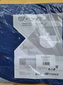 Force poncho nepromokavé, modré L - XXL - 2