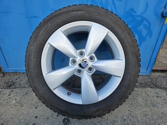 Alu R15 Carme + zimní Goodyear 185/60/R15, Fabia 3 - 2