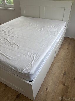 Postel dvoulůžko s úložným prostorem 160x200 - 2