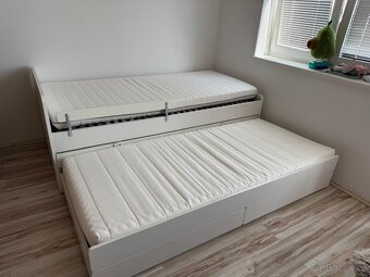 SLÄKT Dětská rozkládací postel s úložným prostorem komplet - 2