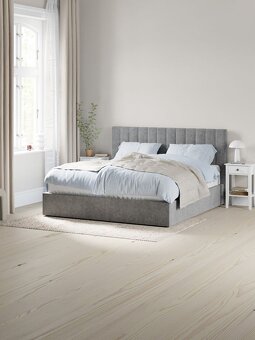 Postel HASLEV 160x200 cm s úlož.prostorem - 2