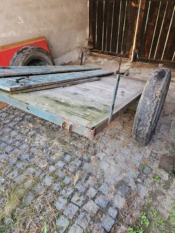 Dvoukolový přívěs,vozík za traktor - 2