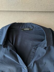 Tmavě modrá košile Orsay, vel. 38, pružný materiál - 2