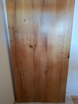 Dubová spárovka, jídelní deska na stůl - 2