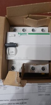 Proudový chránič Schneider 3x40A iID - NOVÝ - 2