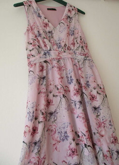 Dámské dlouhé šaty šifonové květované Mohito S 36 - 2