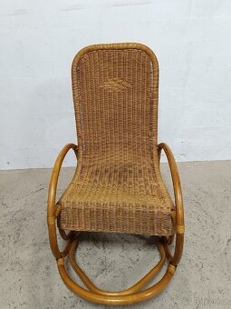 Proutěné houpací křeslo - 2