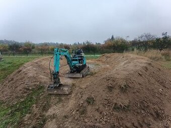 výkopové práce minibagrem znojmo - 2