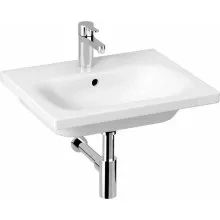 MIO-N umyvadlo 55 cm s otvorem pro baterii, bílá - 2