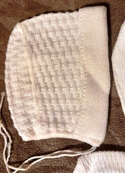 3x retro čepička pro miminko. - 2