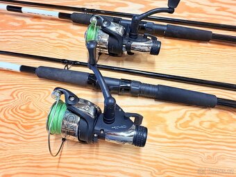 SET 2+2 / DĚLENÉ PRUTY DAM POWERFIBER / 3,0 m / 3 lb + NAVIJ - 2