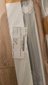 Žaluzie 543x1333 mm, barva bílá-lesk, brzdy, podložky, 2ks - 2
