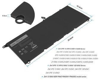 Baterie Notebook Dell XPS 13 XPS13 atd. - 2