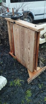 Starožitný ruční  mandl cca 1910 - 2