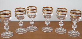 Prodám zlacené skleničky - 2